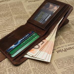 Handmade Crazy Horse Leather Wallet-leather..