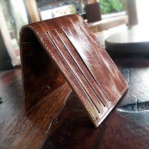 Handmade Leather Wallet / Leather Wallet / Wallet..
