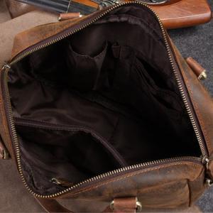 Retro leather travel bag / Leather ..