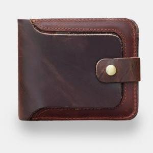 Handmade Genuine Leather Men's Wallet..
