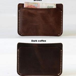 100% Genuine Leather Wallet / Slim Card Holder /..