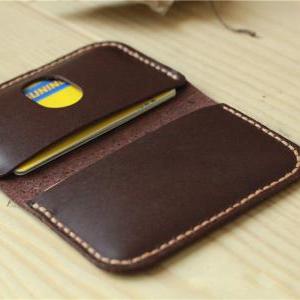 Handmade Leather Card Case / Slim C..