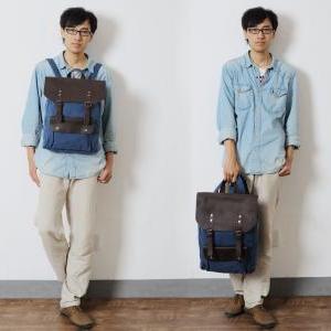 Backpack In Blue / Briefcase / Backpack /..