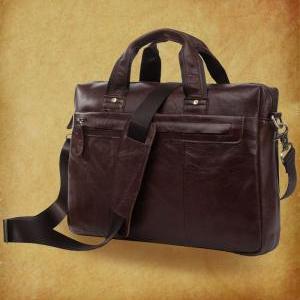 Fashion Genuine Leather Bag / Rugged Leather..
