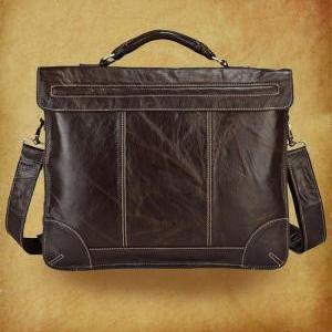 High Quality Genuine Leather Bag In Coffee /..
