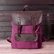 New backpack in Rose / Briefcase / Backpack / Messenger / Laptop / Men's Bag / Women's bag / travel bag / handbag / shoulder bag--T015