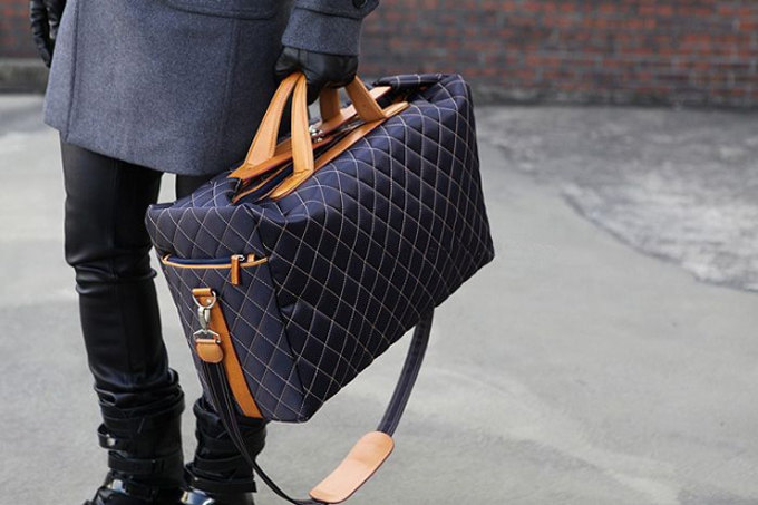 The new trend fashion Travel bag - large capacity bag - handbag - Oblique cross package - Men's bags - Big bag - luggage--T049