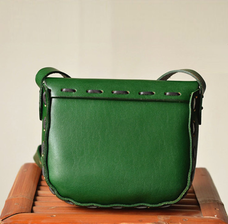 Women Leather Briefcase / Tote Bags / Inclined Shoulder Bag / Laptop