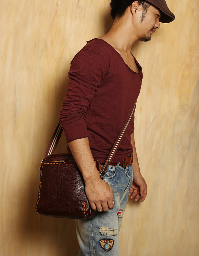 Limited ---100% Leather Pocket / Leather Laptop / Inclined Shoulder Bag / Fanny Pack / Leather Bags / Men / For He—t062