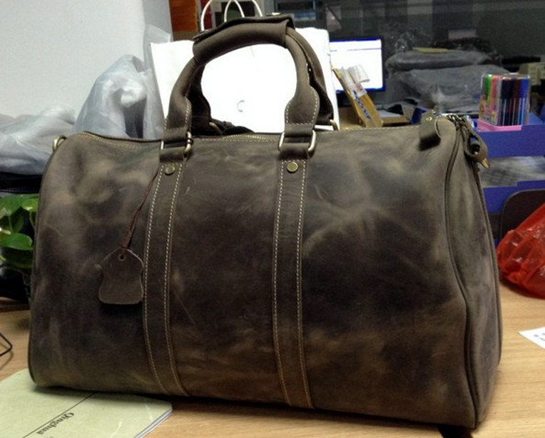Large Travel Bag / Genuine Leather Briefcase / Men Leather Bag / Weekend Bag / Messenger / Luggage Travel Bags / Travelling Bags-y30