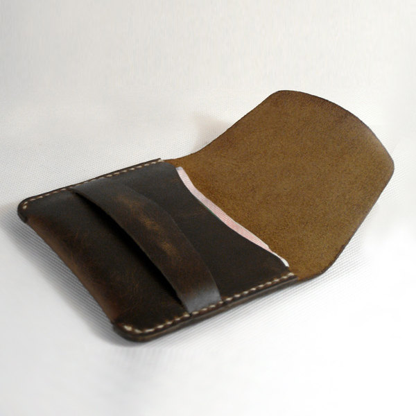 leather wallet card