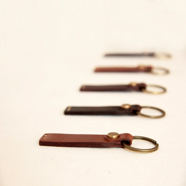 Leather Key Chain/ Leather Key Holder/ Key Chain Keeper /key Ring